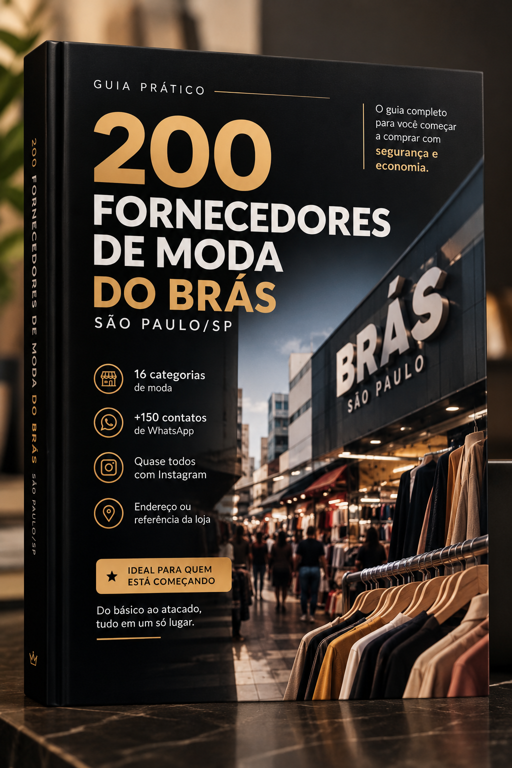 Capa do guia 200 Fornecedores de Moda do Brás